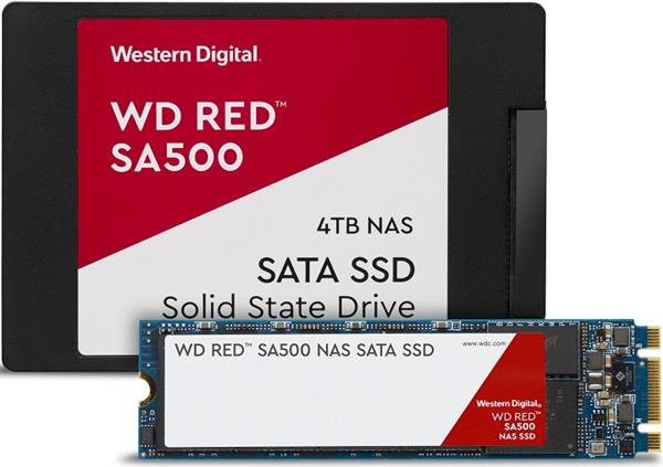 西数推出Red SA500红盘SSD：高端NAS专用 最高4TB