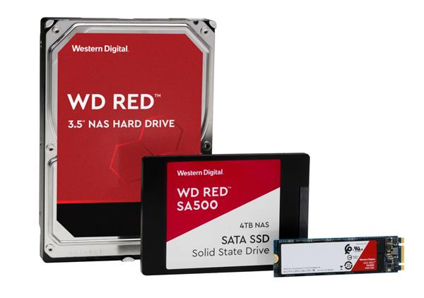 西数推出Red SA500红盘SSD：高端NAS专用 最高4TB