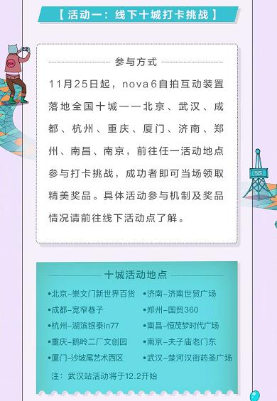 引明星网红争相打卡 华为nova6系列巨幅插画火了：大有内涵