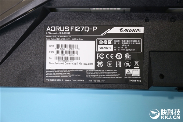 2K屏+165Hz刷新率 技嘉AORUS FI27Q-P显示器图赏