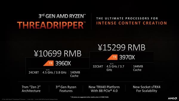 AMD：不会推出16核32线程的锐龙Threadripper处理器