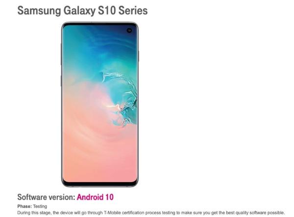 三星将在2020年1月开始推送Android 10系统：等太久