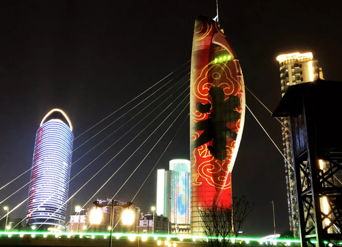 科视Christie 激光投影赋予芜湖临江桥塔全新活力