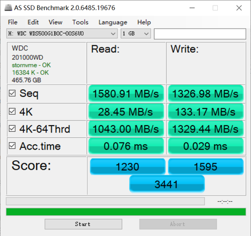 性能全面升级 西部数据全新WD Blue SN550评测报告