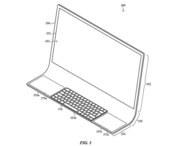 苹果专利曝光iMac全新设计：J形下弯
