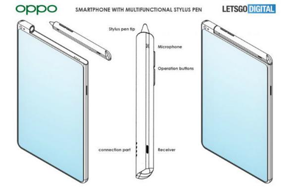 OPPO新专利曝光：手写笔不仅仅只是手写笔 它还是手机的额头