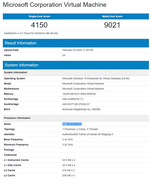 AMD准备高频32/64核心霄龙：空前加速4.4GHz