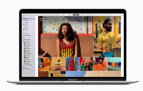 苹果发布2020款Macbook Air笔记本：升级十代酷睿 售价7999元起