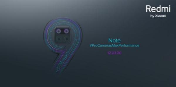 Redmi Note 9系列发布会改为线上举行，将于3月12日召开
