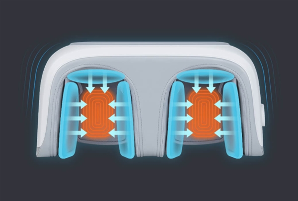 小米有品上架腿膝足按摩器：暖膝护腿 足底指压