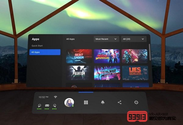 全新Oculus Quest用户界面添加语音命令功能
