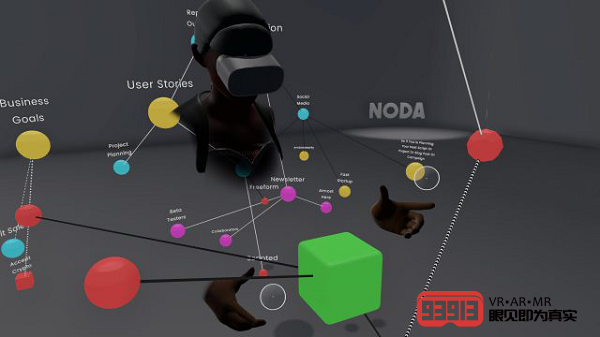 VR思维导图应用Noda将发布多用户功能