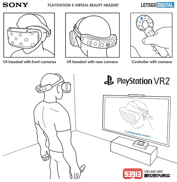 索尼新一代PSVR控制器专利曝光：PSVR2不远了？