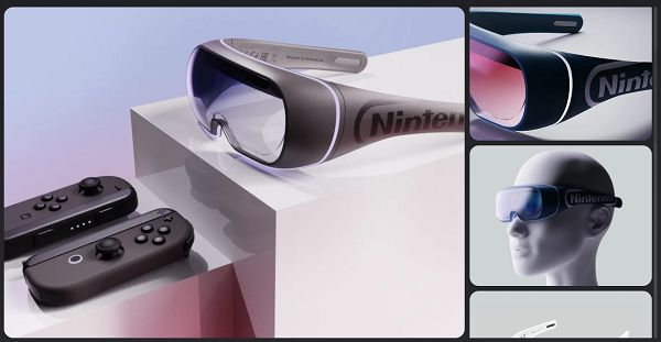 任天堂Switch VR游戏眼镜概念设计曝光，符合你的想象吗？