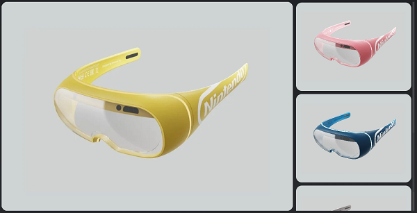 任天堂Switch VR游戏眼镜概念设计曝光，符合你的想象吗？