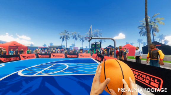 VR街头篮球游戏「Streetball League」抢先体验版即将登陆Steam