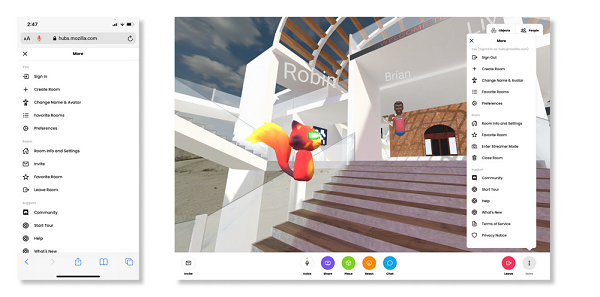Web VR社交应用Mozilla Hubs即将发布最新更新
