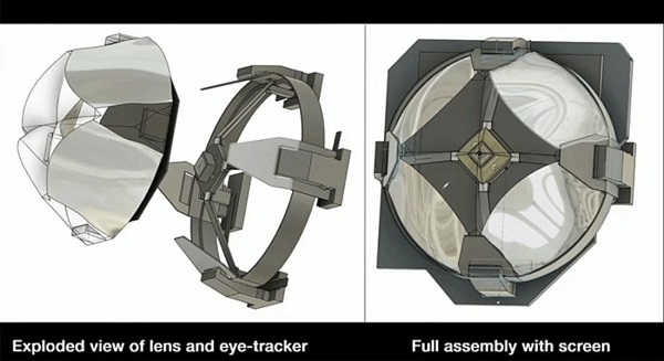 法国工业设计初创公司Lynx展示MR头显“Lynx R-1”光学镜头
