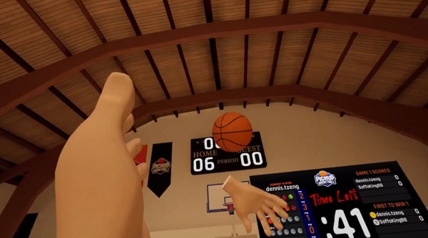 VR篮球游戏「Pickup Basketball VR」抢先体验版即将上线Steam