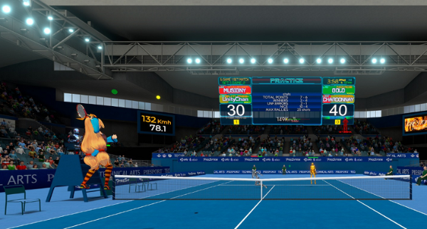 DIY养成人工智能角色：VR体育游戏「CYBER TENNIS」登陆Oculus应用商店