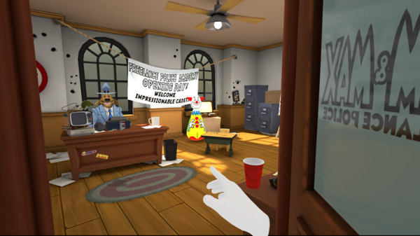 VR休闲游戏「Sam＆Max–This This It’s Virtual」将于7月8日登陆Oculus Quest