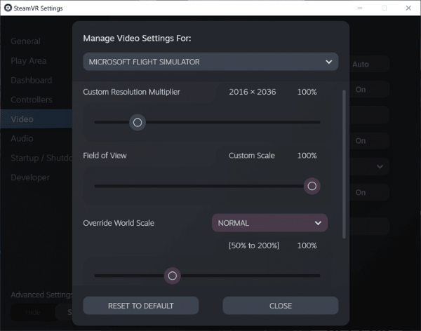 Valve发布SteamVR 1.17版本，添加“视野”和“Override World Scale”功能设置