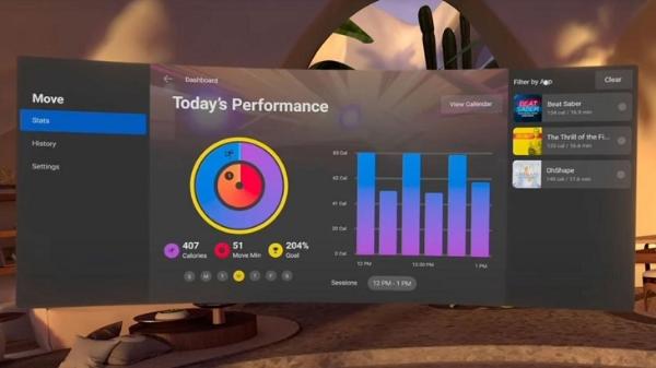旨在获得精准VR健身用户：Facebook正将Oculus Move与Apple Health整合