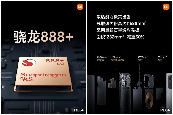 首发骁龙888+！小米MIX 4发布：屏幕终极进化、4999元起