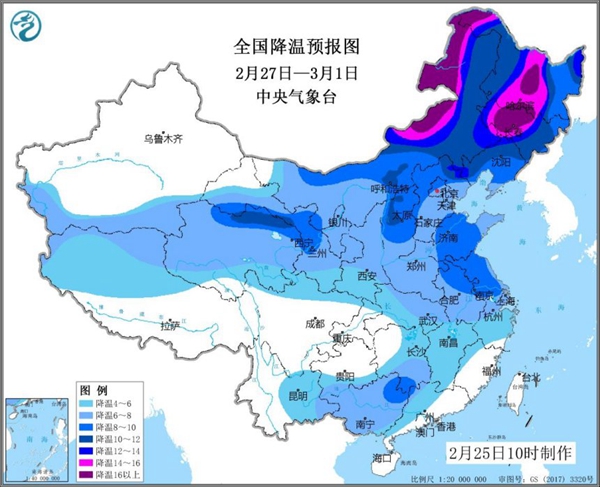 无缝衔接！新一轮更大范围雨雪来袭 周末将覆盖我国六成国土