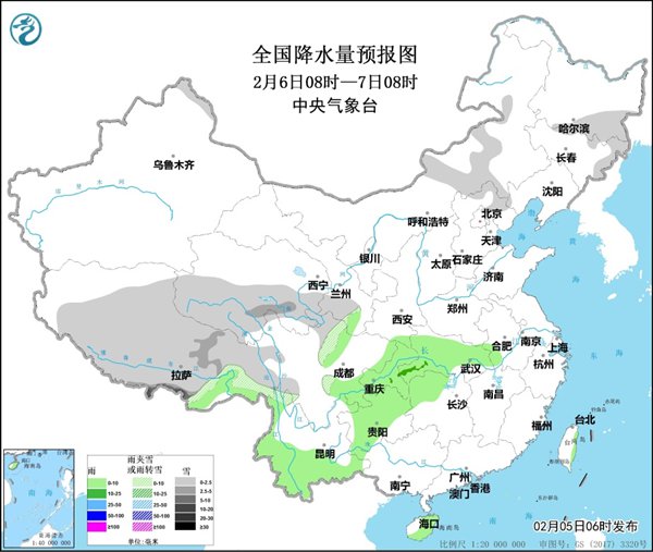 琼州海峡等地有大雾 西藏有明显降雪