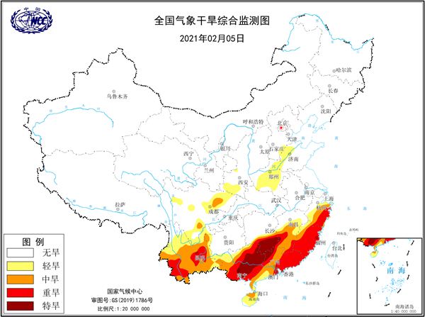 等雨来！华南多地超70天无降水 何时雨到解渴？