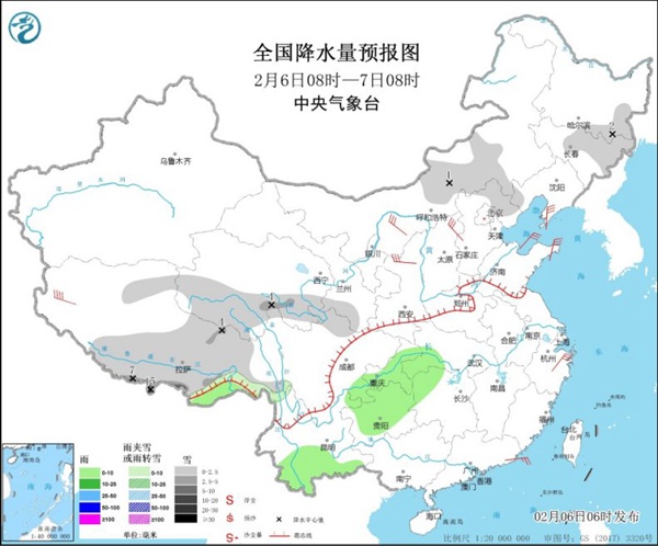 冷空气将袭北方 华南江南迎明显降雨