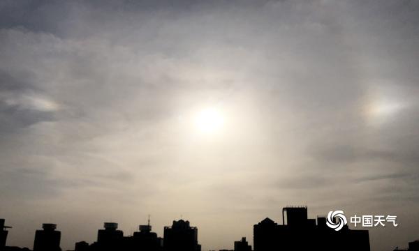 日晕连续三天出现 为北京3月最后三天“常驻”景观