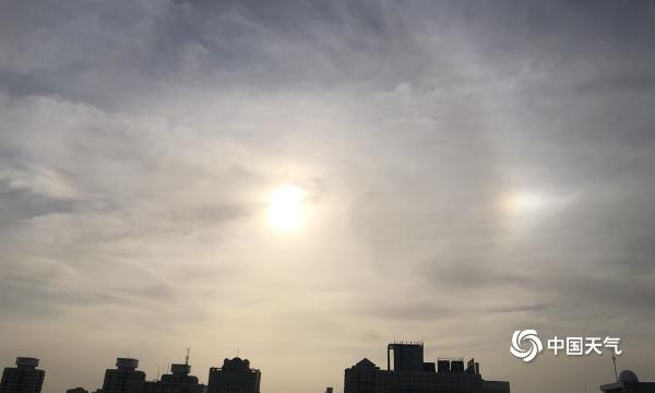 日晕连续三天出现 为北京3月最后三天“常驻”景观