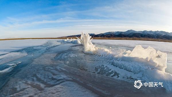 春的脚步近了！“高原蓝宝石”青海湖冰雪正消融