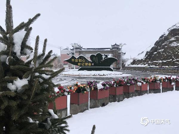 新疆伊吾降暴雪 积雪深度达10厘米