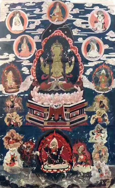 《白沙壁画临摹精品展》亮相桂林 吸引众多游客到场参观