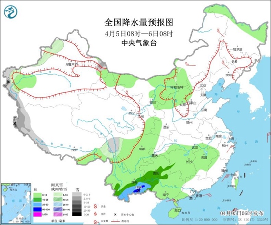 本周南方阴雨频繁 东北气温大起大落
