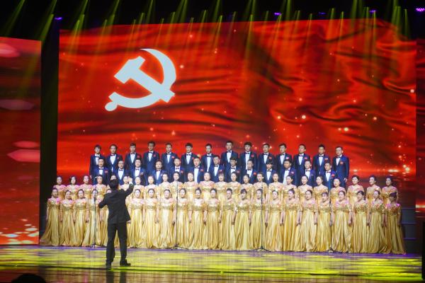 山东省文化和旅游厅举行文艺汇演庆祝中国共产党成立100周年