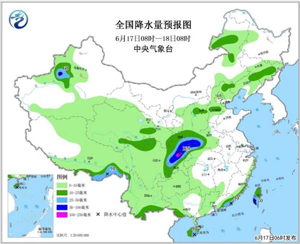 主雨带将转移至长江流域  华北东北雷雨频发