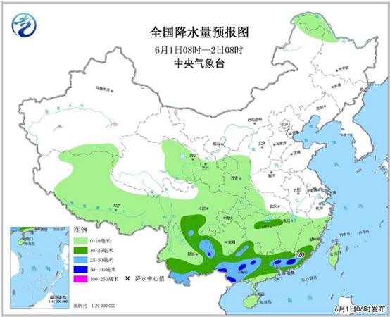 华北东北高温周日缓解 华南降水开始增多