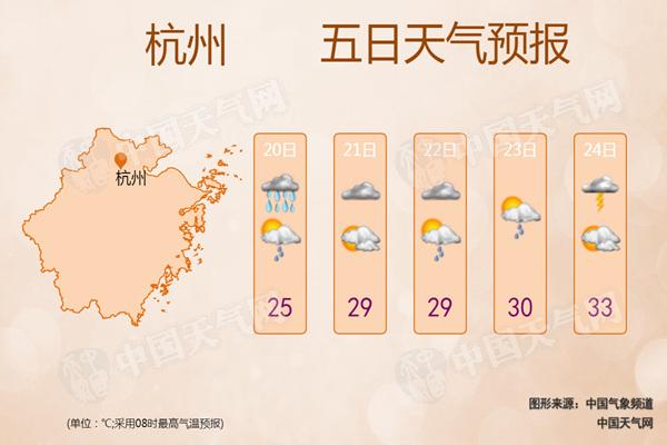 浙江进入“梅雨季” 今天大部地区有大到暴雨局地大暴雨
