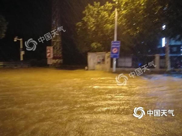 “温比亚”致安徽多地积水严重 今天亳州阜阳等有大暴雨