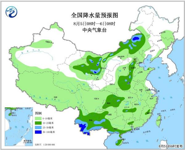 高温转战苏浙沪等8省市 东北西南有暴雨
