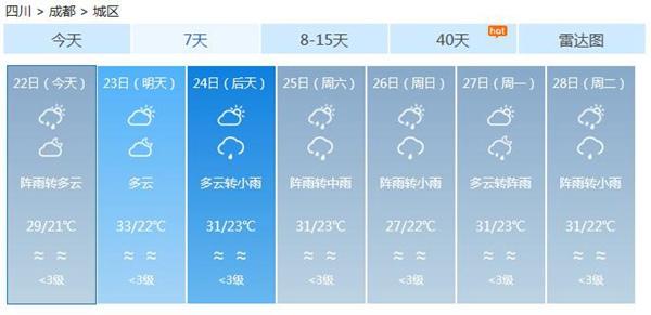 四川局地降大暴雨道路中断 今天乐山雅安等将有大到暴雨