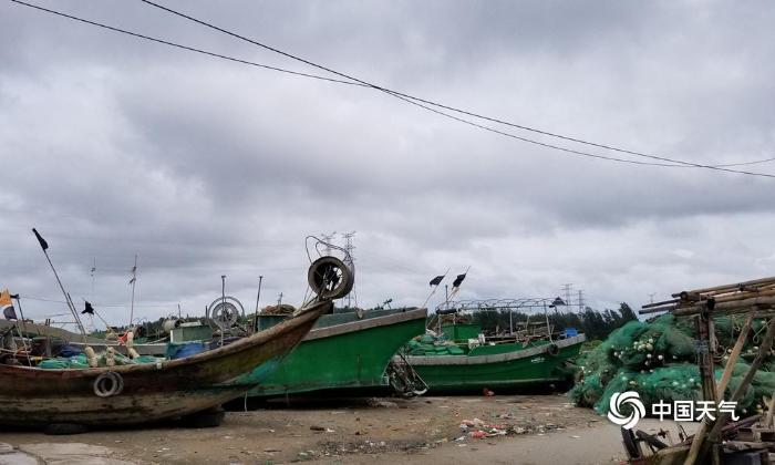 “百里嘉”影响广东 湛江吴川市一房屋倒塌
