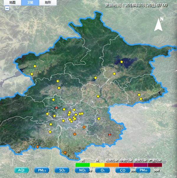北京今天较宜登高赏秋 周日将有中度到重度空气污染