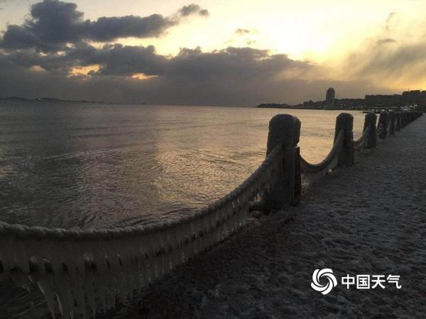 “雪窝”烟台雪景醉人