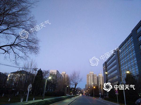 晴冷依旧 北京今天阵风6-7级最高气温-2℃