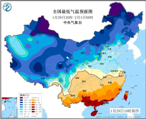 寒潮蓝色预警：内蒙古东北等地降温可达10～12℃